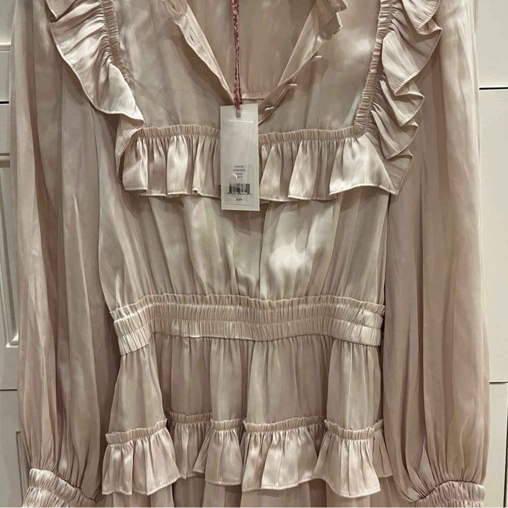 LoveShackFancy Cream dress